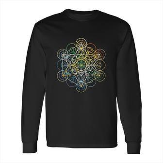 Sacred Geometry Chakra Colors Long Sleeve T-Shirt | Favorety DE