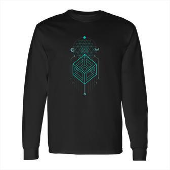 Sacred Geometry Magic Cube Totem Shirt Long Sleeve T-Shirt | Favorety DE