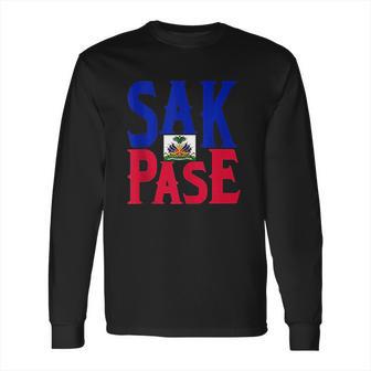 Sak Pase Art Cute Haitian Creole Pride Long Sleeve T-Shirt | Favorety CA