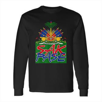 Sak Pase Cute Haitian Creole Pride Long Sleeve T-Shirt | Favorety CA