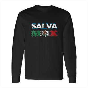 Salvadorian Mexican El Salvador Mexico Mujer Woman Pupusas Long Sleeve T-Shirt | Favorety UK