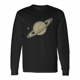 Saturn Planet Saturn Solar System Planets Astronomy Long Sleeve T-Shirt | Favorety