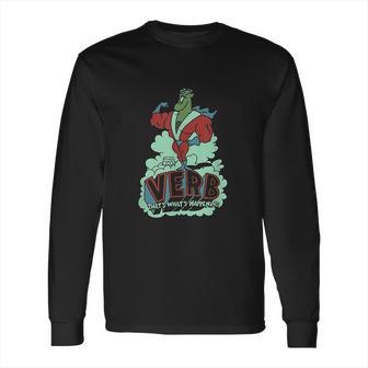 Schoolhouse Rock Verb Long Sleeve T-Shirt | Favorety