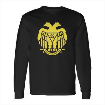 Scottish Rite 32Nd Degree Spes Mea In Deo Est Long Sleeve T-Shirt | Favorety CA