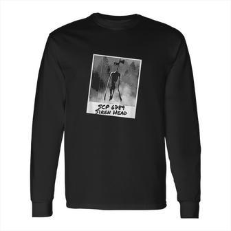 Scp 6789 Siren Head Long Sleeve T-Shirt | Favorety CA