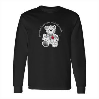 Scp2295 The Bear With A Heart Of Patchwork Scp Long Sleeve T-Shirt | Favorety UK