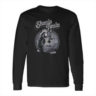 Shania Twain Indigo Guitar Long Sleeve T-Shirt | Favorety AU