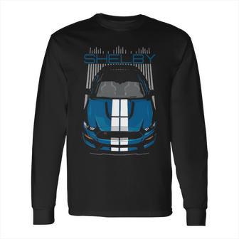 Shelby Gt350 Blue White Long Sleeve T-Shirt | Favorety DE