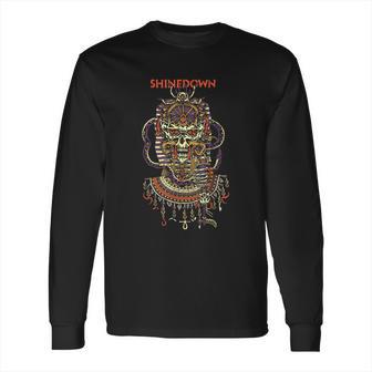 Shinedown Planet Zero Skull Long Sleeve T-Shirt | Favorety DE