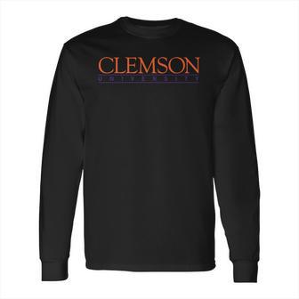 Simple Logo Clemson University 2020 Long Sleeve T-Shirt | Favorety AU