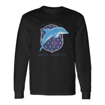 Simply Southern Blue Dolphin Long Sleeve T-Shirt | Favorety DE