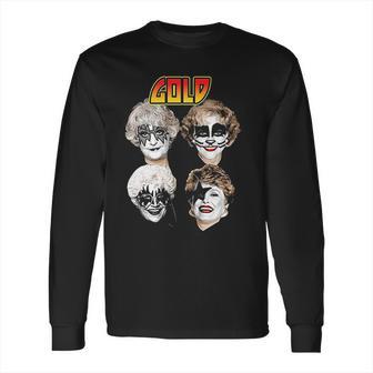 Sitcom Kiss Golden Girls Rock Music Parody Funny Mashup Serie Tv Funny Long Sleeve T-Shirt | Favorety DE