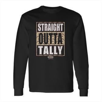 Smack Apparel Florida State Football Fans Straight Outta Tally Garnet Long Sleeve T-Shirt | Favorety