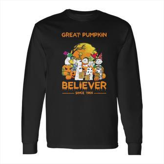 Snoopy Brown’S Ghost Great Pumpkin Believer Since 1966 Shirt Long Sleeve T-Shirt | Favorety