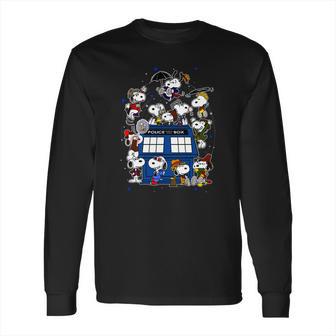 Snoopy Of Doctor Police Box Long Sleeve T-Shirt | Favorety AU