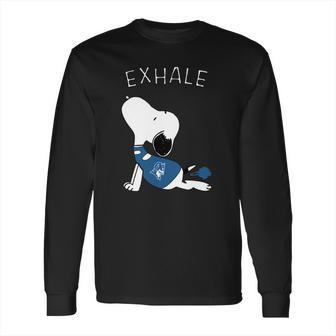 Snoopy Exhale Duke Long Sleeve T-Shirt | Favorety CA