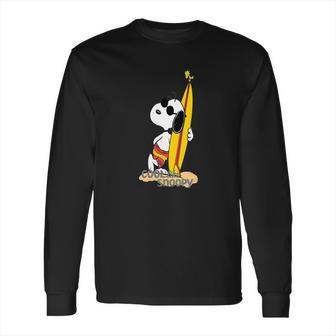 Snoopy Surfing Long Sleeve T-Shirt | Favorety