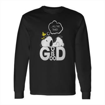 Snoopy All The Time Is Good T-Shirts Long Sleeve T-Shirt | Favorety UK