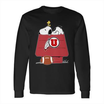 Snoopy Utah Utes Fans Long Sleeve T-Shirt | Favorety