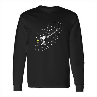 Snoopy And Woodstock Never Lose Hope Long Sleeve T-Shirt | Favorety