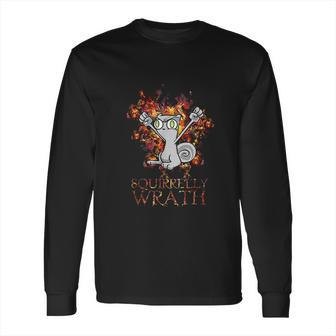 Squirrelly Wrath Foamy The Squirrel Long Sleeve T-Shirt | Favorety DE