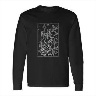 The Star Tarot Card Halloween Mermaid Gothic Witch Horror Long Sleeve T-Shirt | Favorety UK