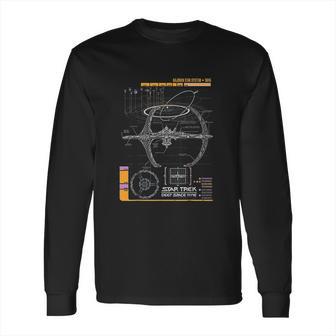 Star Trek Ds9 Bajoran System Schematic Long Sleeve T-Shirt | Favorety UK