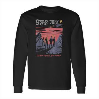 Star Trek Explore Strange New Worlds Art Graphic T-Shirt Long Sleeve T-Shirt | Favorety CA