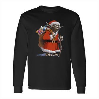 Star Wars Yoda Santa Claus Ugly Faux Long Sleeve T-Shirt | Favorety DE