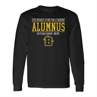 State University Of New York At Brockport Alumnus Long Sleeve T-Shirt | Favorety