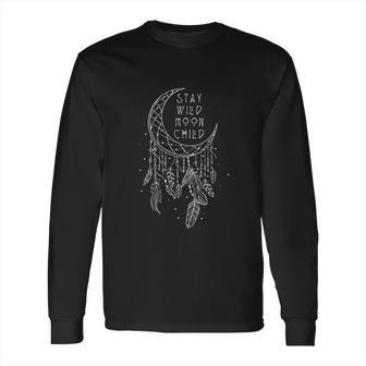 Stay Wild Moon Child Dream Catcher Long Sleeve T-Shirt | Favorety UK