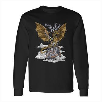 Steampunk Dragon Mechanical Gears Fantasy Industrial Gothic Long Sleeve T-Shirt | Favorety AU