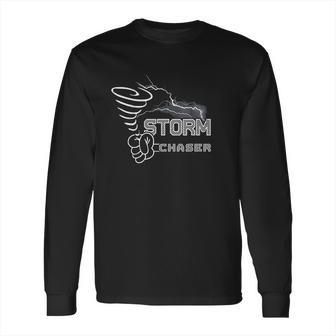 Storm Chaser Cool Electric Lightning Tornado Weather Long Sleeve T-Shirt | Favorety AU