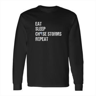 Storm Hunter Storm Chaser Tornado Twister Long Sleeve T-Shirt | Favorety