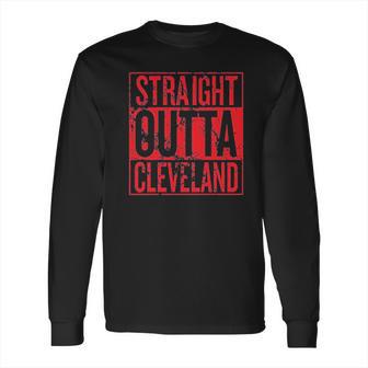 Straight Outta Hometown Pride Fantasy Baseball Fans Long Sleeve T-Shirt | Favorety UK