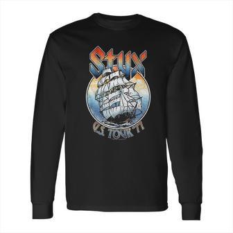 Styx 1977 Tour Black Long Sleeve T-Shirt | Favorety