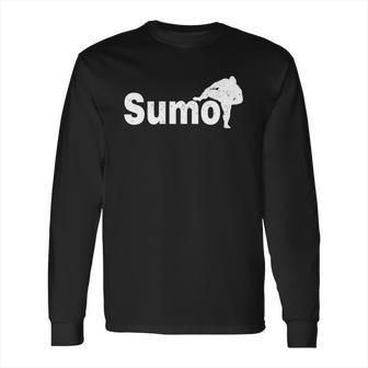 Sumo Japanese Fighter Logo Long Sleeve T-Shirt | Favorety