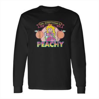 Super Mario Princess Peach Everything Peachy Long Sleeve T-Shirt | Favorety CA