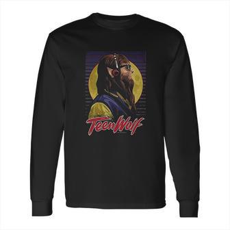 Teen Wolf Classic 1980S Comedy Film Walkman Headphones Wolf Long Sleeve T-Shirt | Favorety