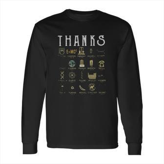 My Thanks Elements Icons Enjoyable Gift 2022 Long Sleeve T-Shirt | Favorety CA