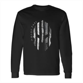 Thin Grey Line Corrections Officer Gray Spartan Helmet Gift Long Sleeve T-Shirt | Favorety