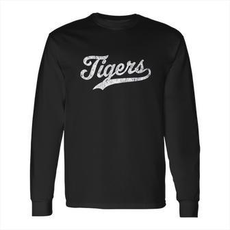 Tigers Mascot Vintage Sports Long Sleeve T-Shirt | Favorety AU