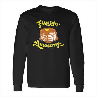 Tipsy Elves Funny Flipping Awesome Long Sleeve T-Shirt | Favorety