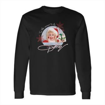 Tis The Season To Be Dolly Vintage Long Sleeve T-Shirt | Favorety CA