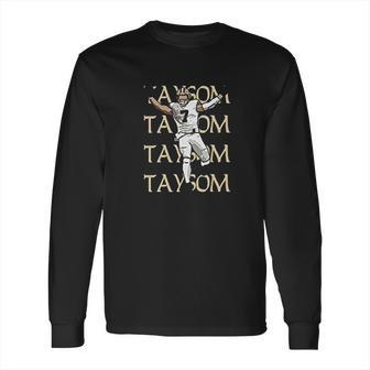 Tobin Clothing Black New Orleans Taysom Text Pic Long Sleeve T-Shirt | Favorety DE