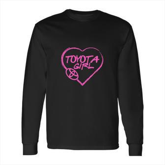 Toyota Girl Pink Heart Lovely Long Sleeve T-Shirt | Favorety CA