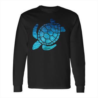 Turtle Lovers Blue Aqua Colors Beach T Cutes Long Sleeve T-Shirt | Favorety AU