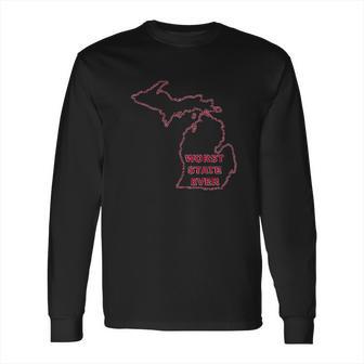 Ugp Campus Apparel Worst State Ever Basic Long Sleeve T-Shirt | Favorety UK