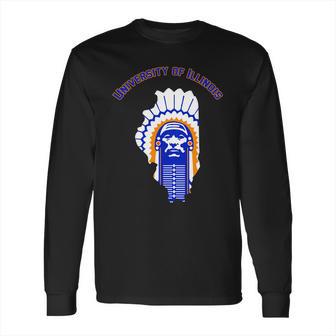 Univercity Of I Illinois Chief Long Sleeve T-Shirt | Favorety CA