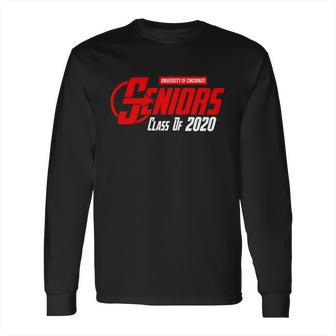 University Of Cincinnati Seniors Class Of 2020 Superhero Graduation Long Sleeve T-Shirt | Favorety